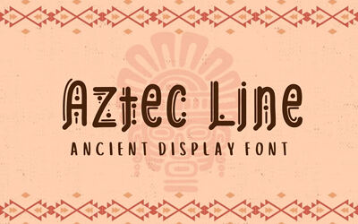 Aztec Line Font