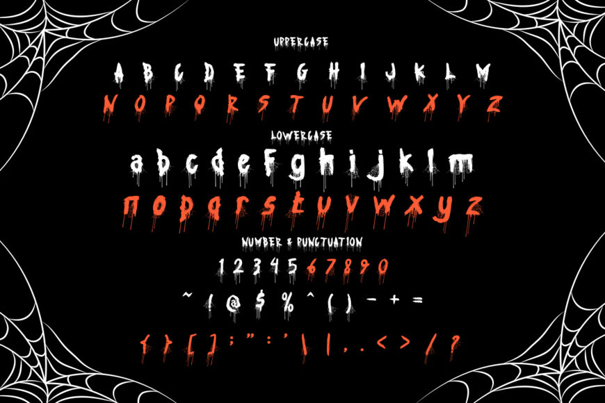 Black Thread Font
