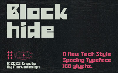 Blockhide Font