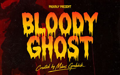 Bloody Ghost Font
