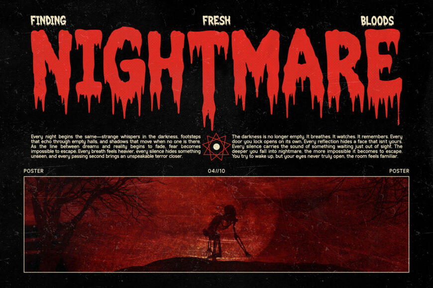 Bloody Ghost Font