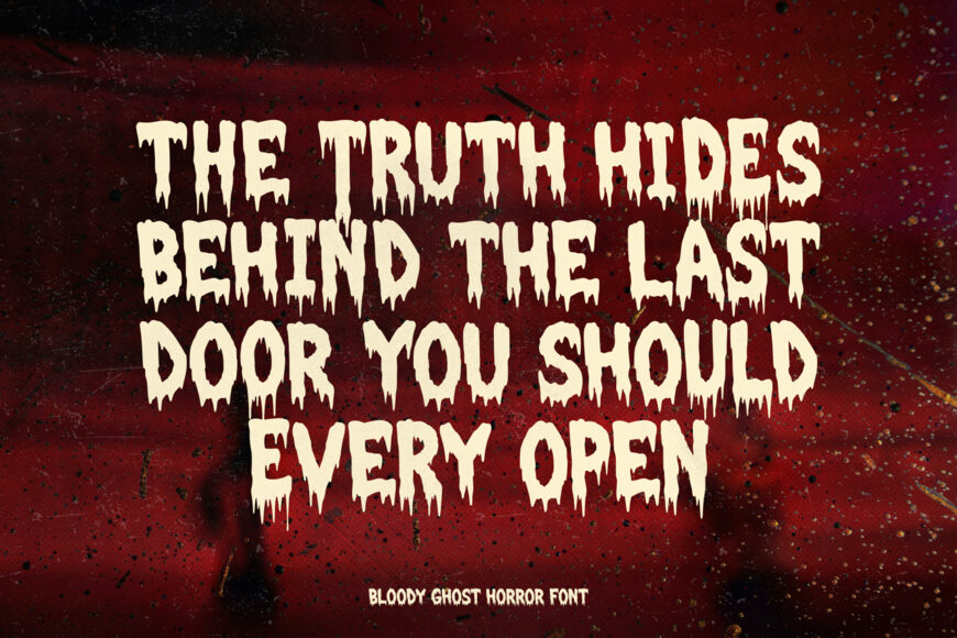 Bloody Ghost Font