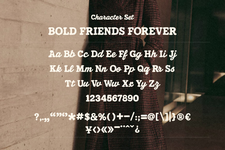 Bold Friends Forever Font