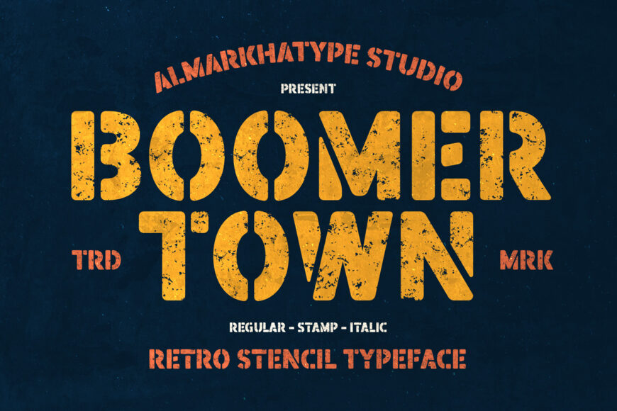 Boomer Town Font Family