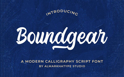 Boundgear Script Font