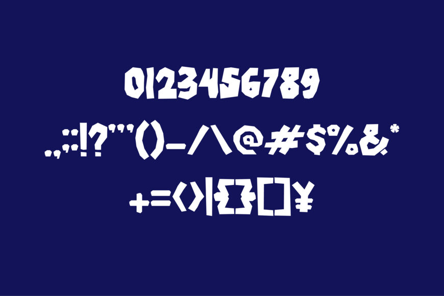 Broken Bold Font