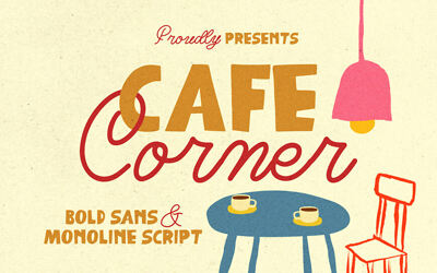 Cafe Corner Font Duo