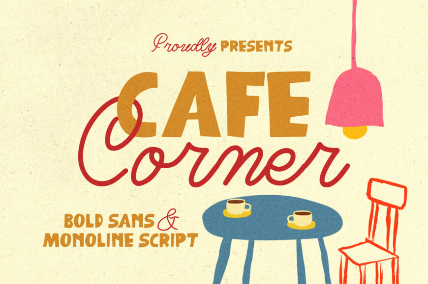 Cafe Corner Font Duo