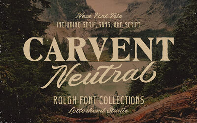 Carvent Font Trio