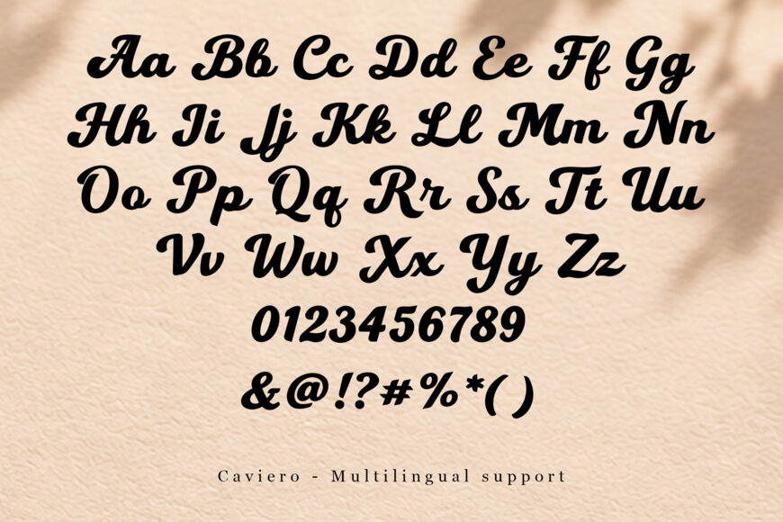 Caviero Font