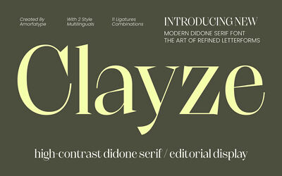 Clayze Font