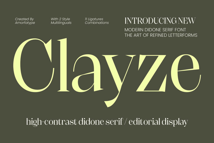 Clayze Font