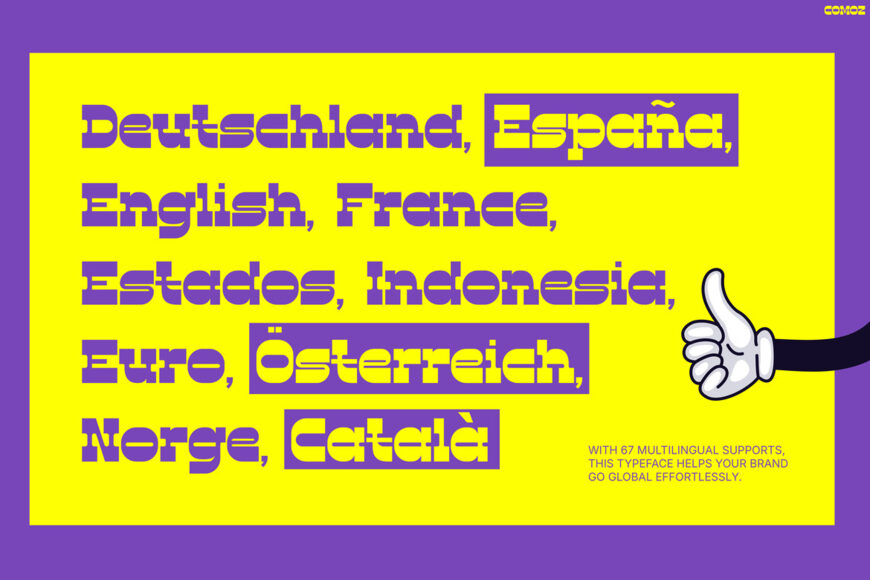 Comoz Font