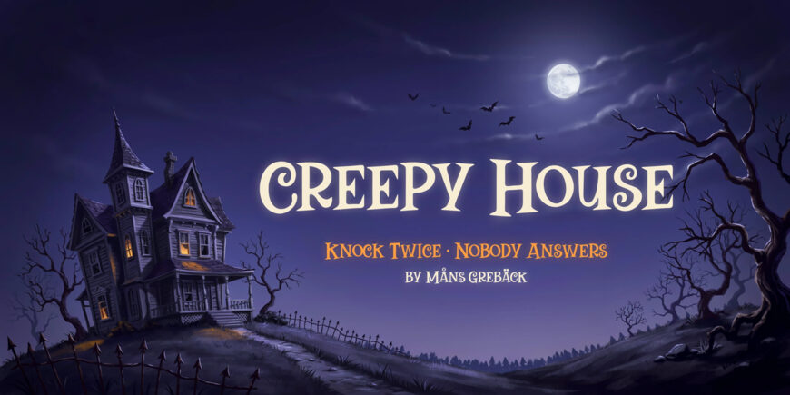 Creepy House Font