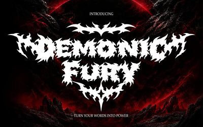 Demonic Fury Font