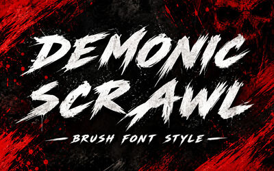 Demonic Scrawl Font