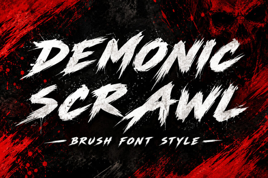 Demonic Scrawl Font