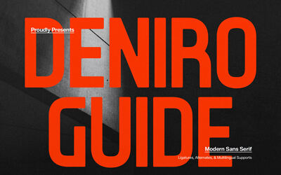 Deniro Guide Font