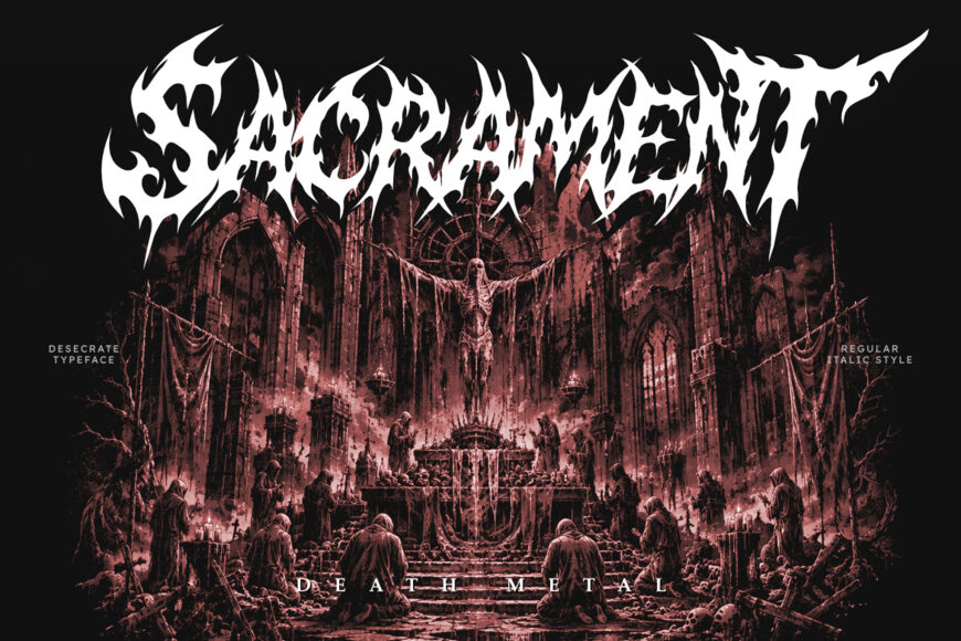 Desecrate Font