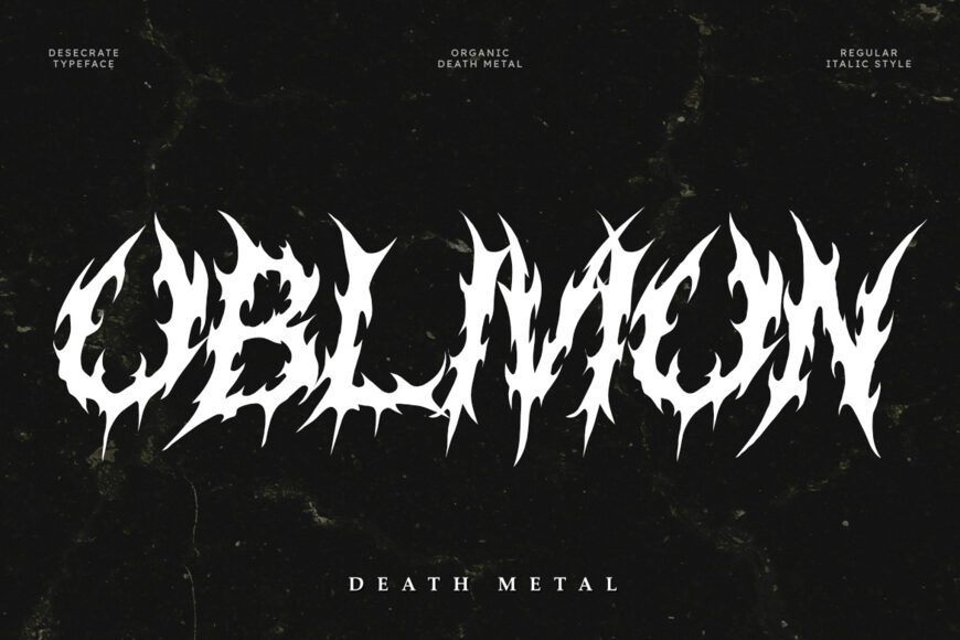Desecrate Font