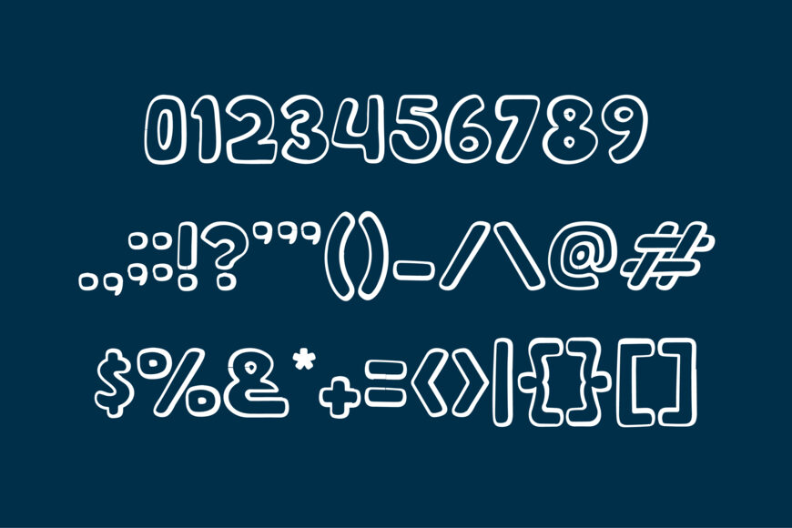 Drawing Jelek Font