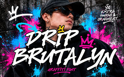 Drip Brutalyn Font