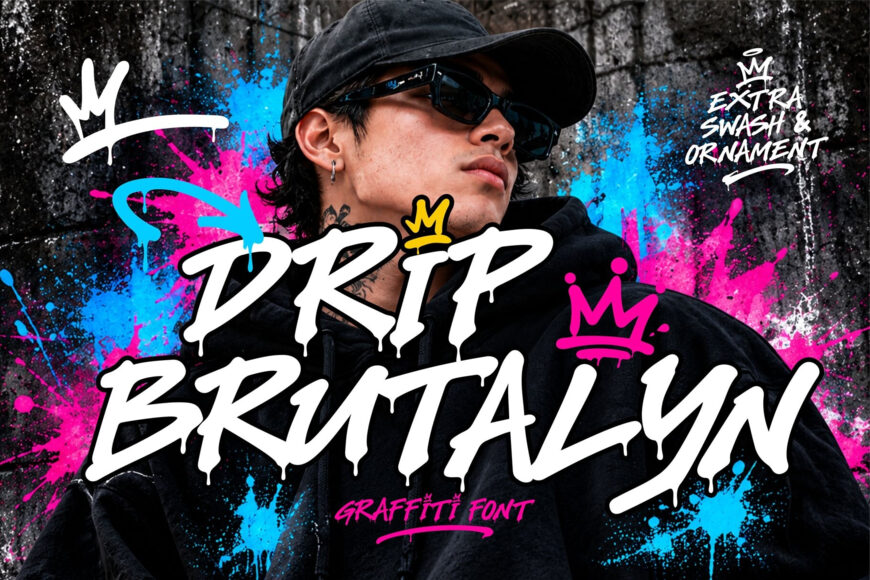 Drip Brutalyn Font