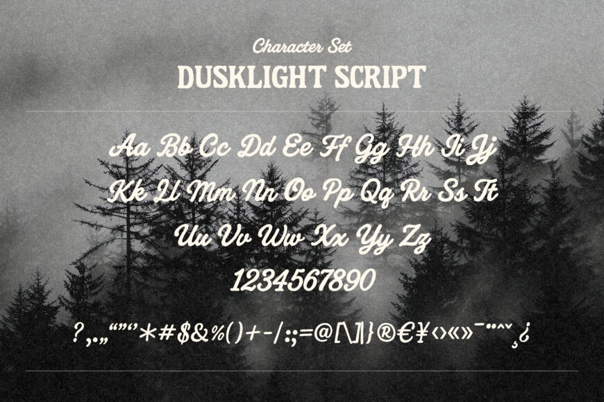 Dusklight Font
