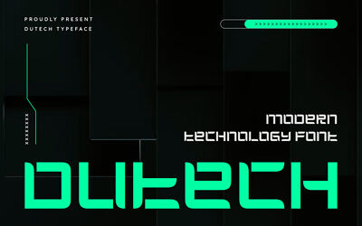 Dutech Font