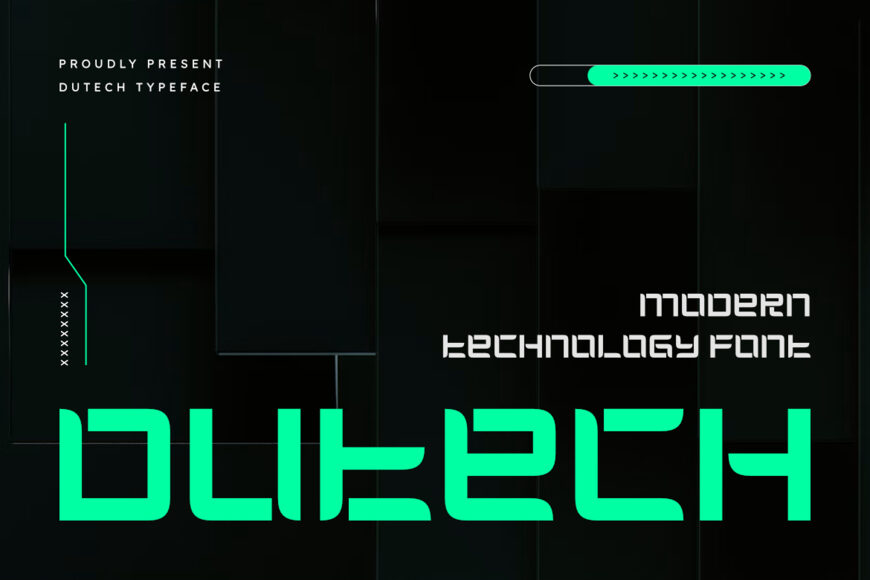 Dutech Font