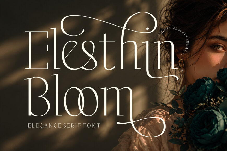 Elesthin Bloom Font Family