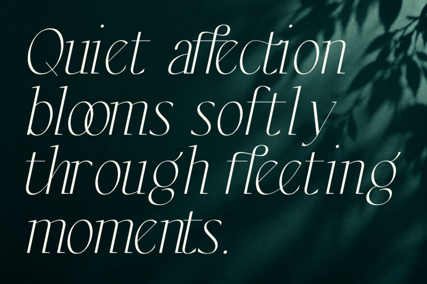 Elesthin Bloom Font Family