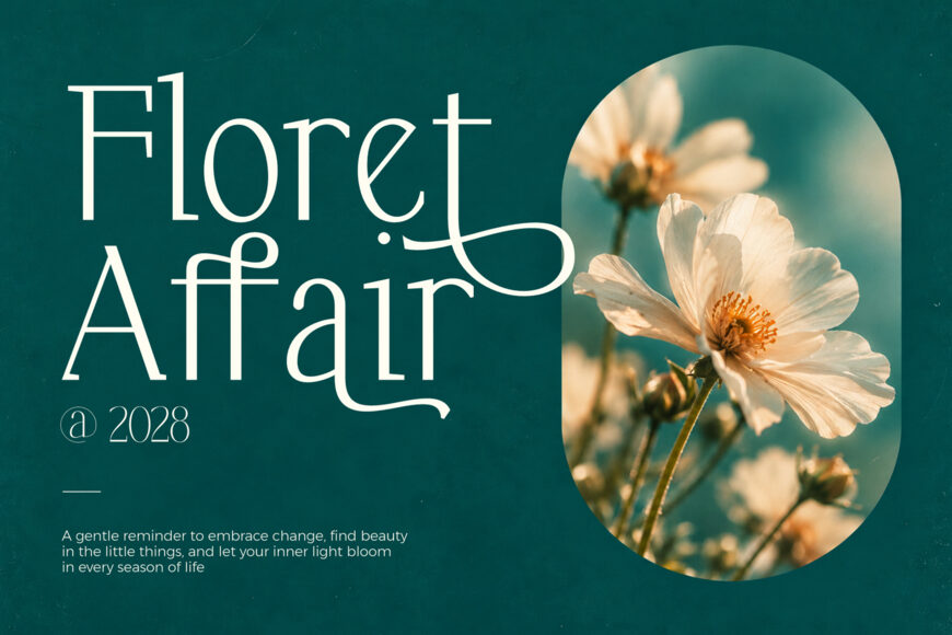 Elesthin Bloom Font Family