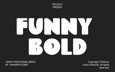 Funny Bold Comic Font