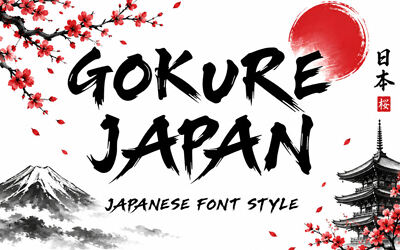 Gokure Japan Font