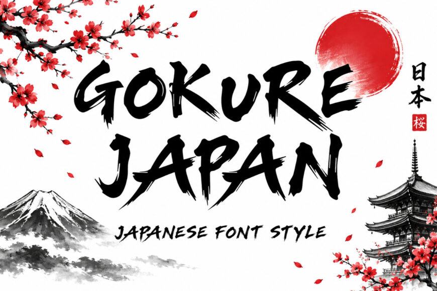 Gokure Japan Font