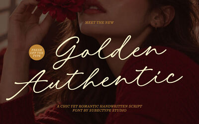 Golden Authentic Font