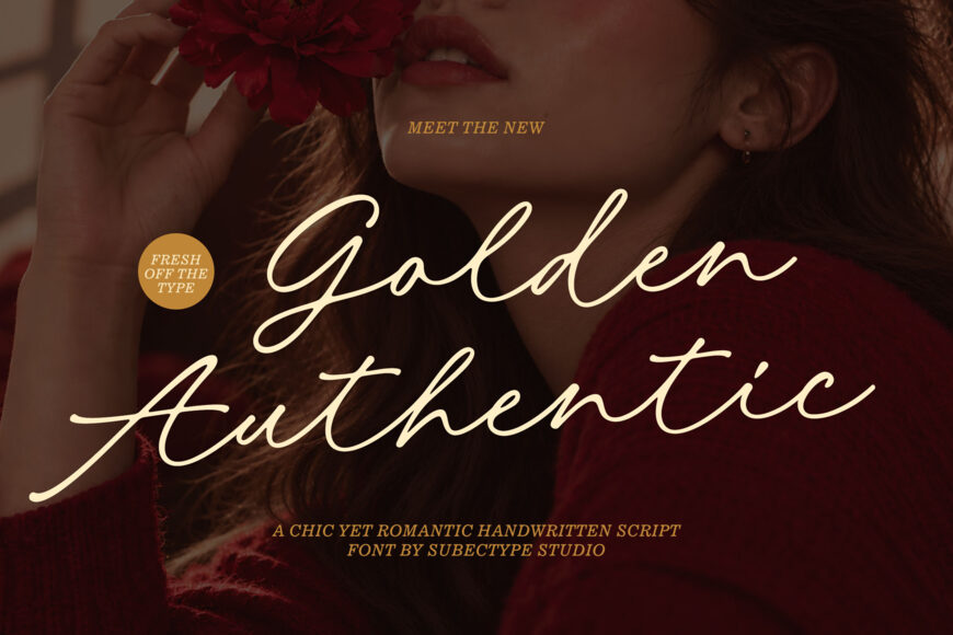 Golden Authentic Font