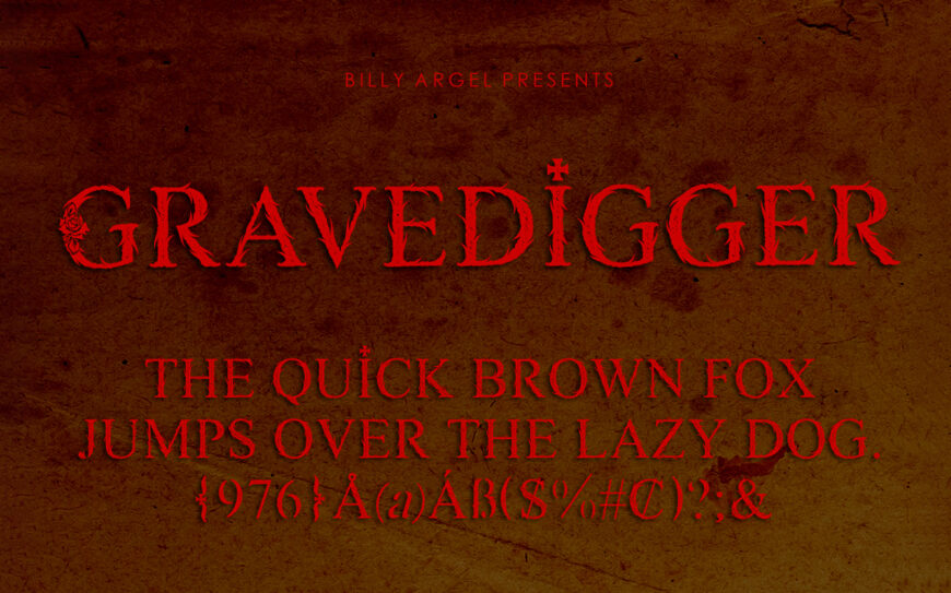 Gravedigger Font