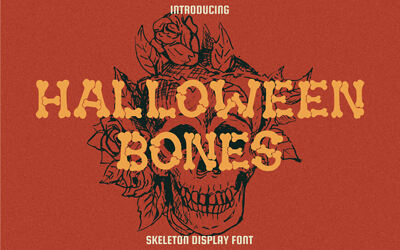 Halloween Bones Font