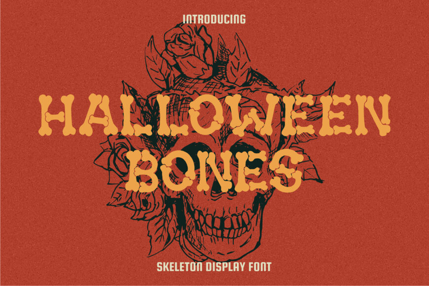 Halloween Bones Font