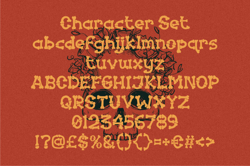 Halloween Bones Font