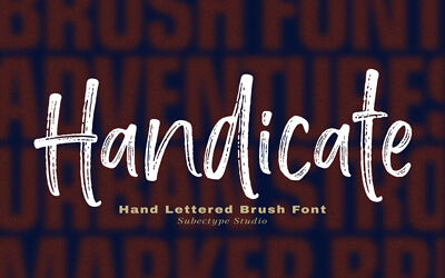 Handicate Brush Font