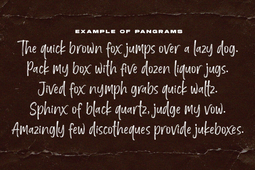 Handicate Brush Font