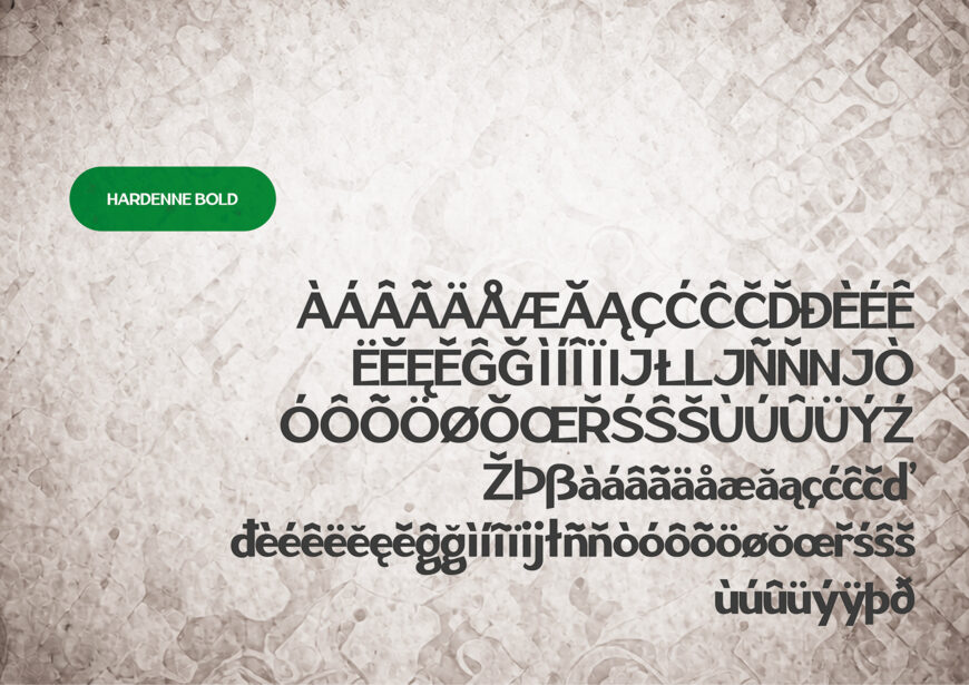 Hardenne Font Family
