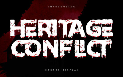 Heritage Conflict Font