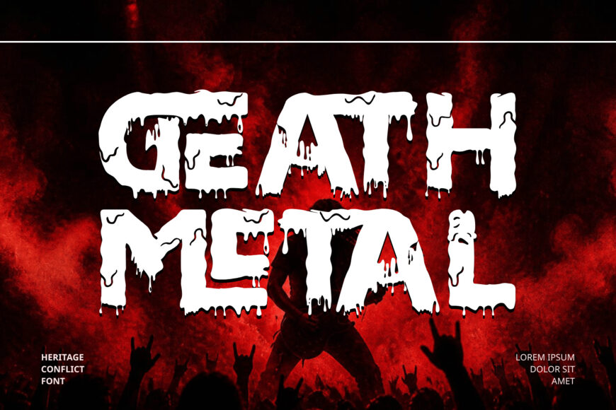 Heritage Conflict Font