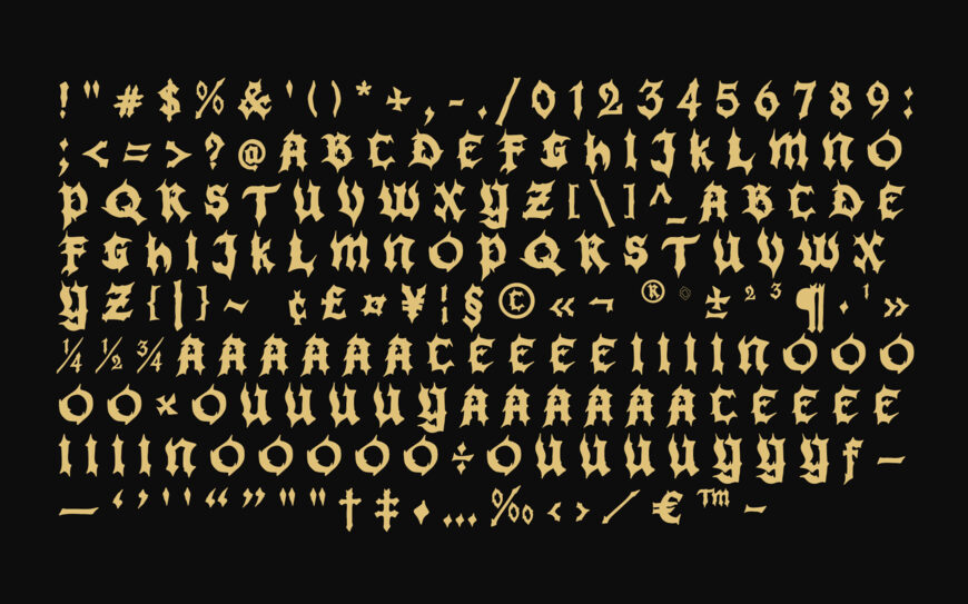 High Trash Font