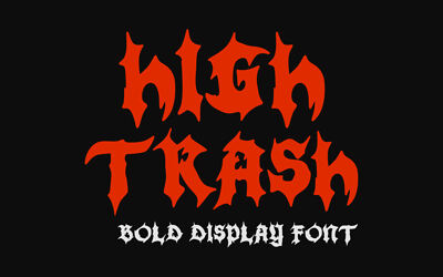 High Trash Font
