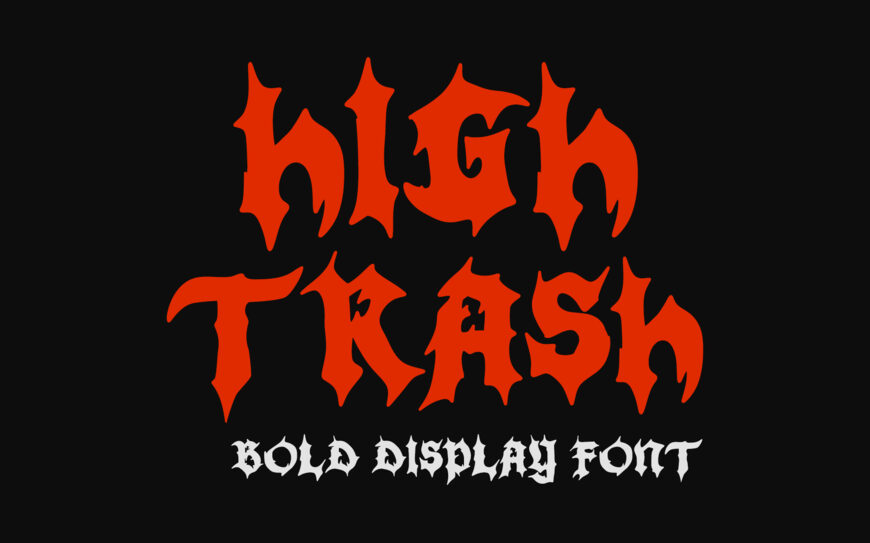 High Trash Font